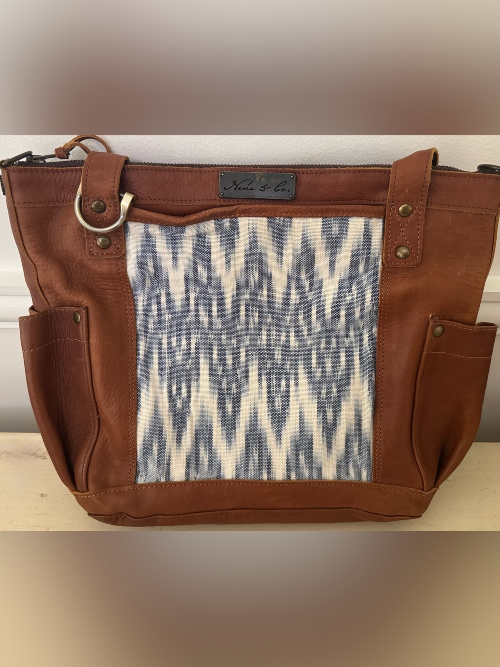NENA & CO ARTISAN MEDIUM THE PERFECT BAG- CHARLIE PRINT